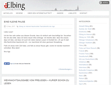 Tablet Screenshot of elbing.pl